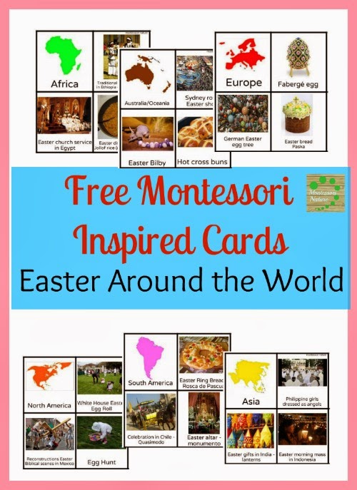 Montessori Inspired Easter Shelves Montessori Nature