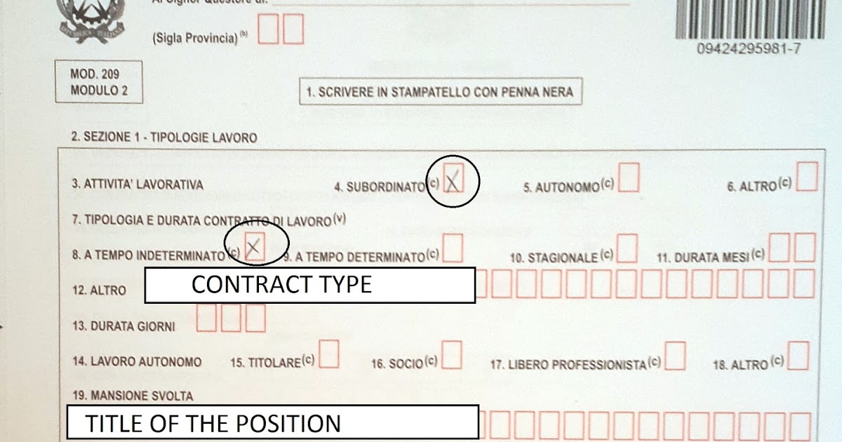 Permesso di soggiorno: permesso di soggiorno lavoro Portaleimmigrazione it permesso