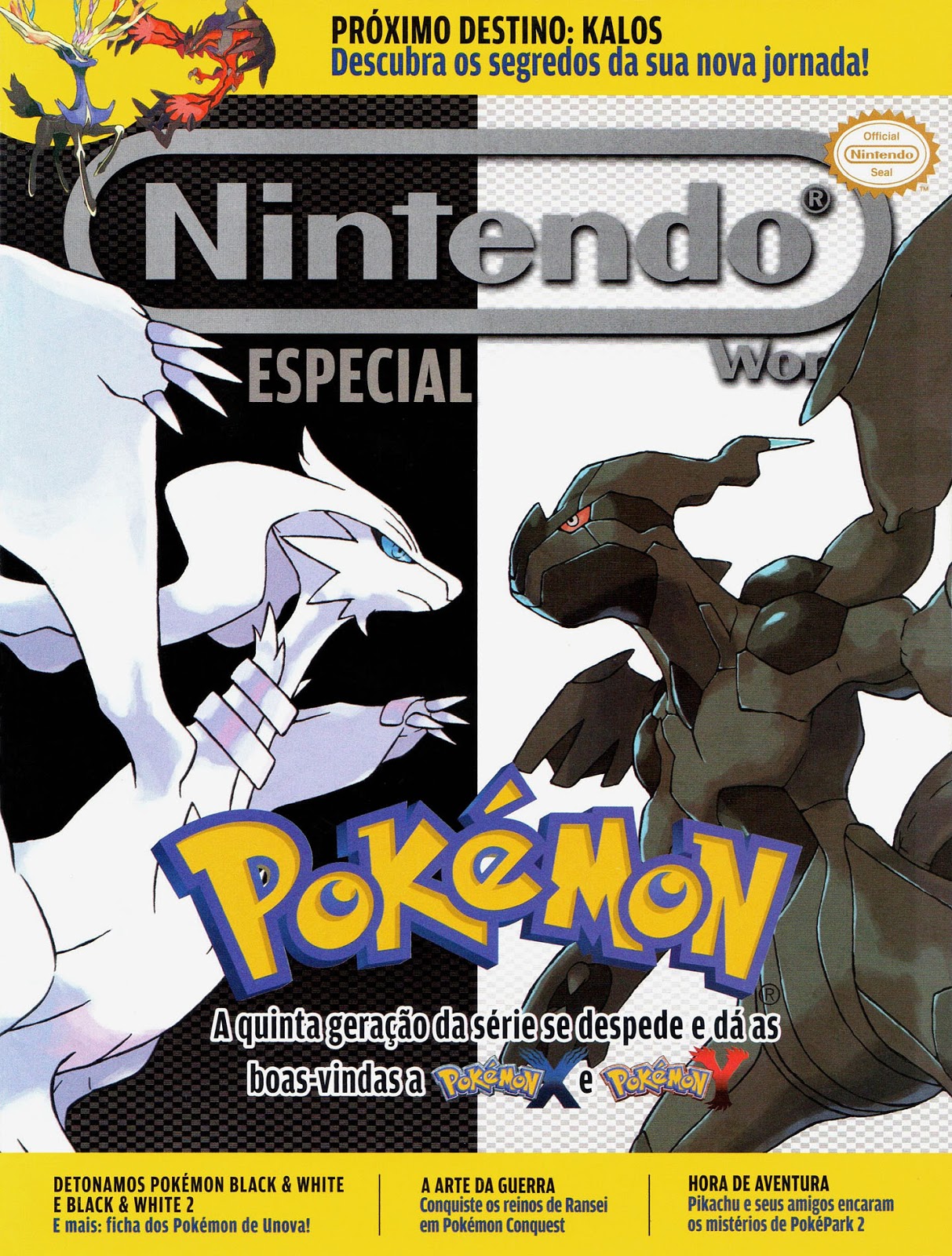3DS e Pokémon Black & White são destaque na Revista Nintendo Blast Nº18;  pegue a sua! - Nintendo Blast