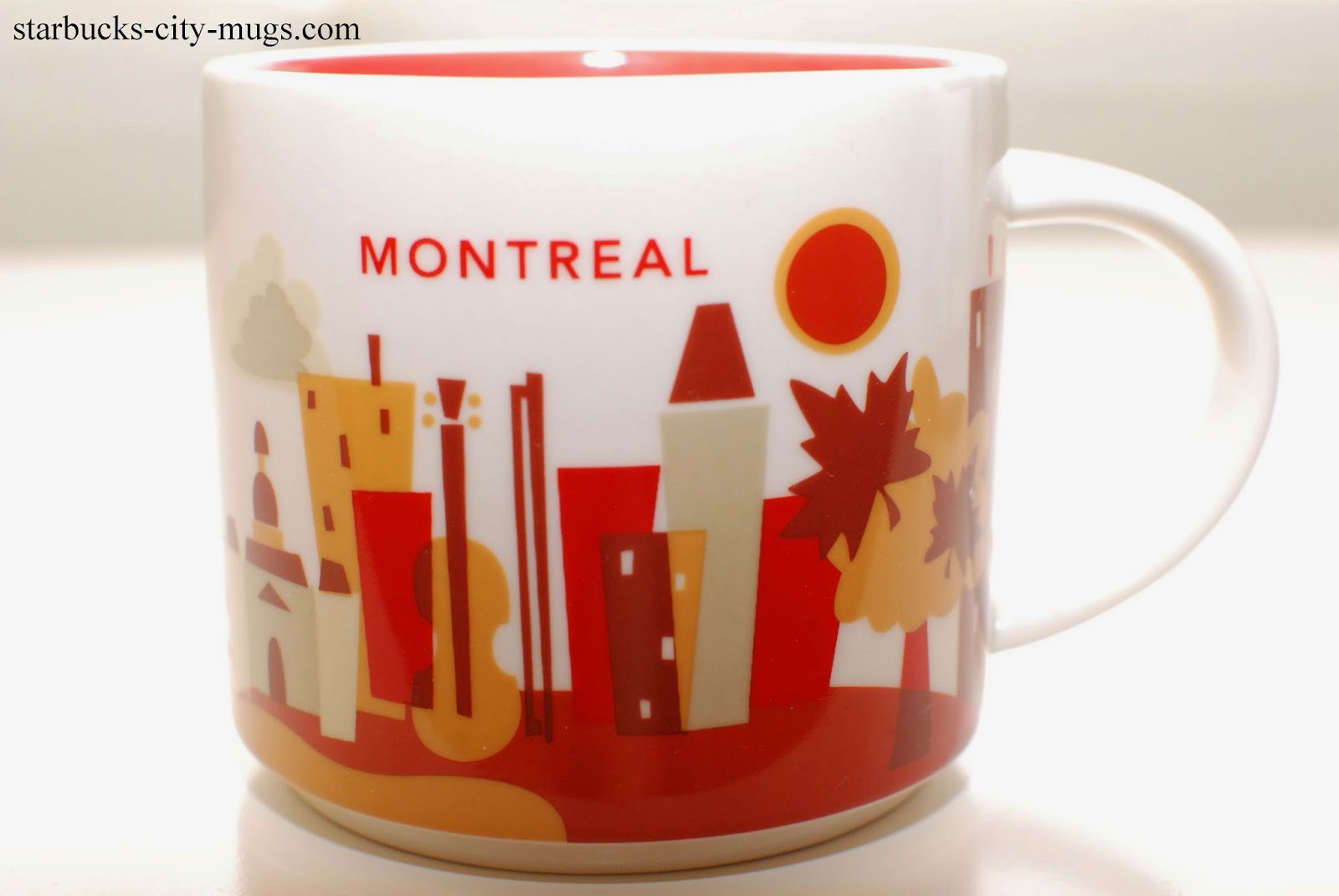 Starbucks City Mugs Montreal You Are Here