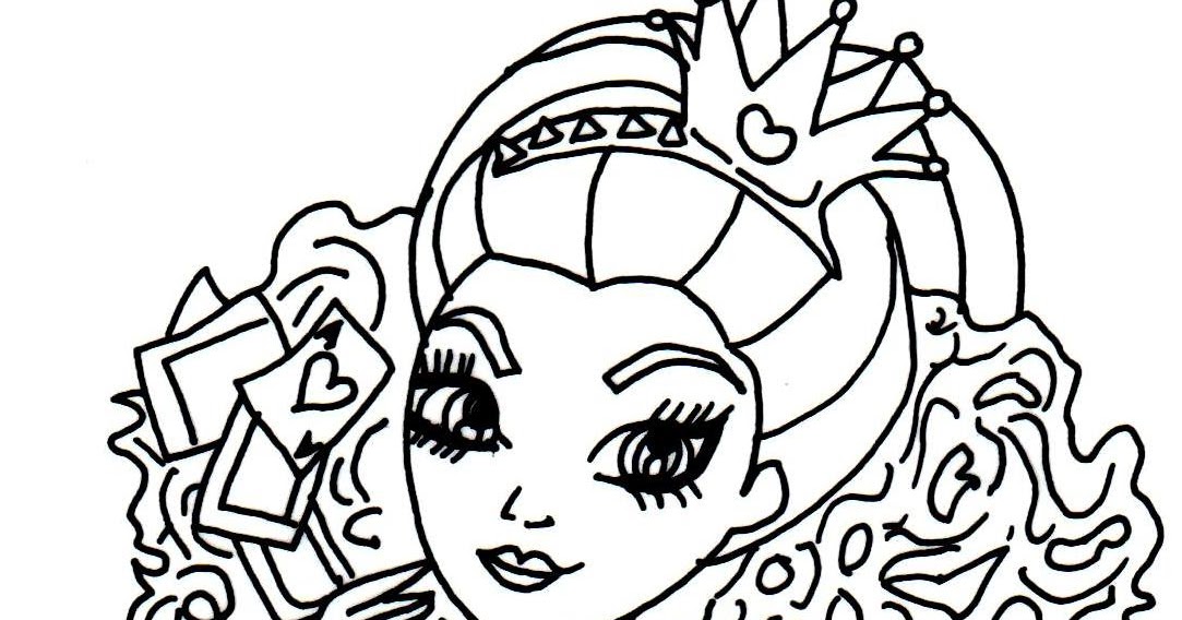 Free Printable Ever After High Coloring Pages Raven Queen Way Too Wonderland Ever After High Coloring Page