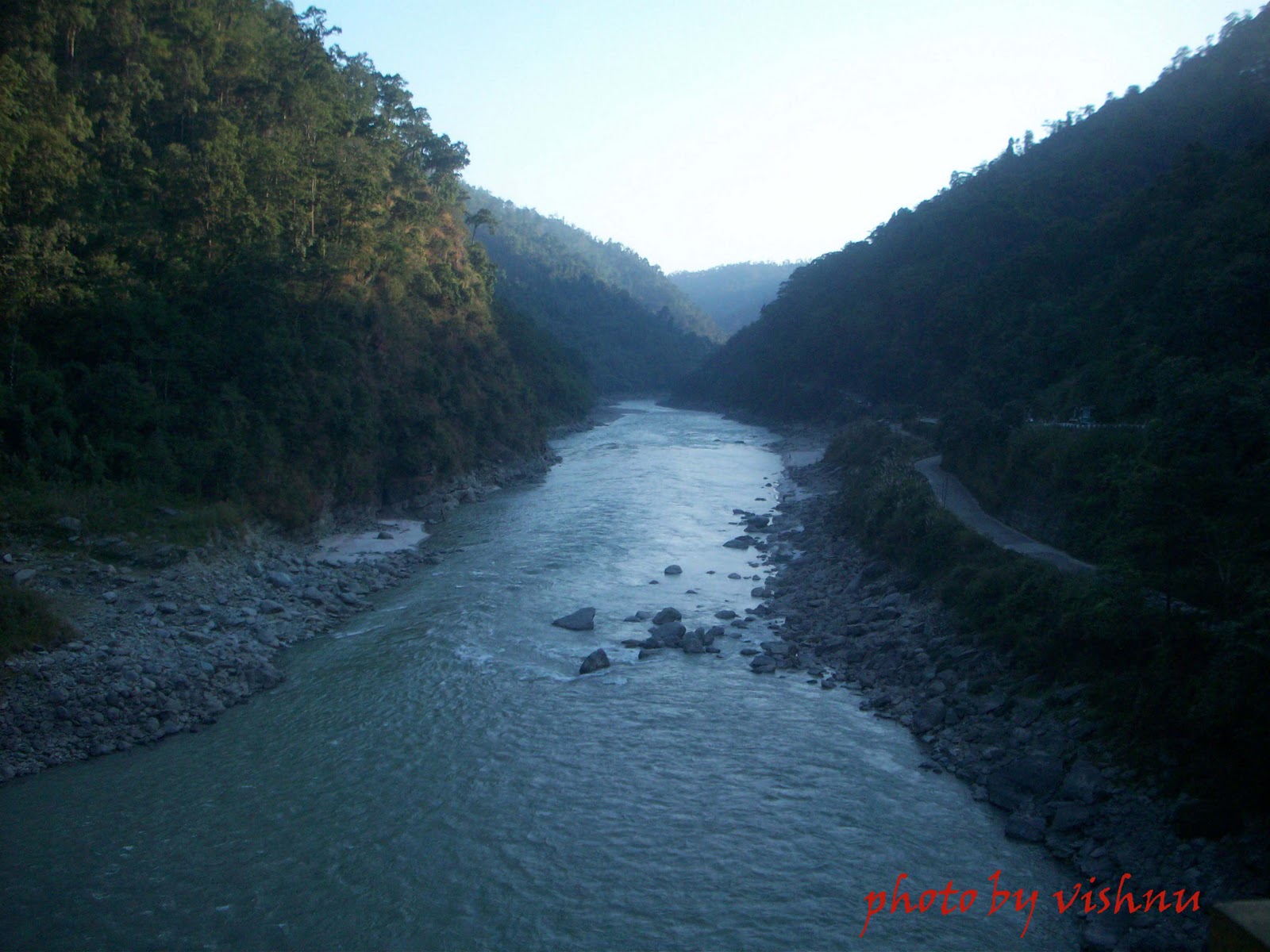 Vishu: Tista river in west bengal 