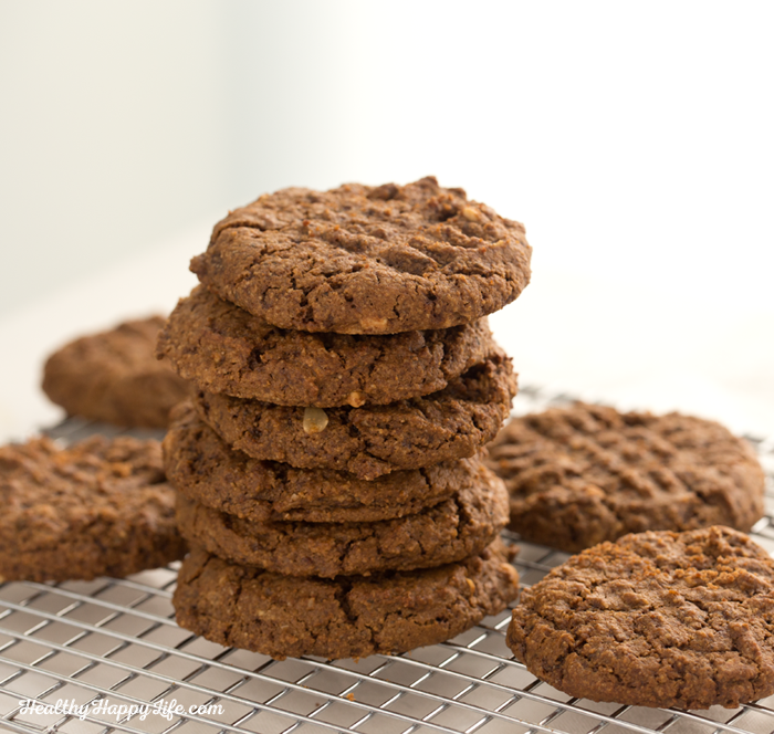 Peanut Butter Ginger Cookies. Soft, Chewy, Two Favorites in One. Vegan Recipe