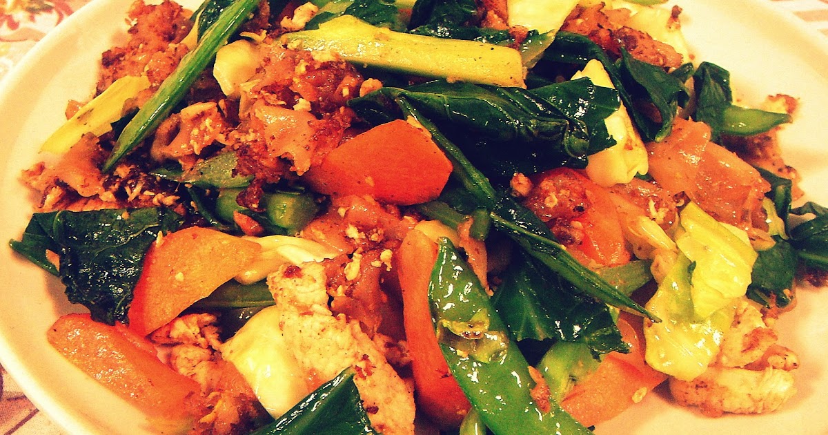 Thai Cooking Series#2-Pad See Ew--Step By Step