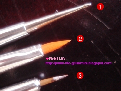!* ♥♡Pinkii Life♡♥ *!: How to Use the Nail art Brushes from Bornpretty