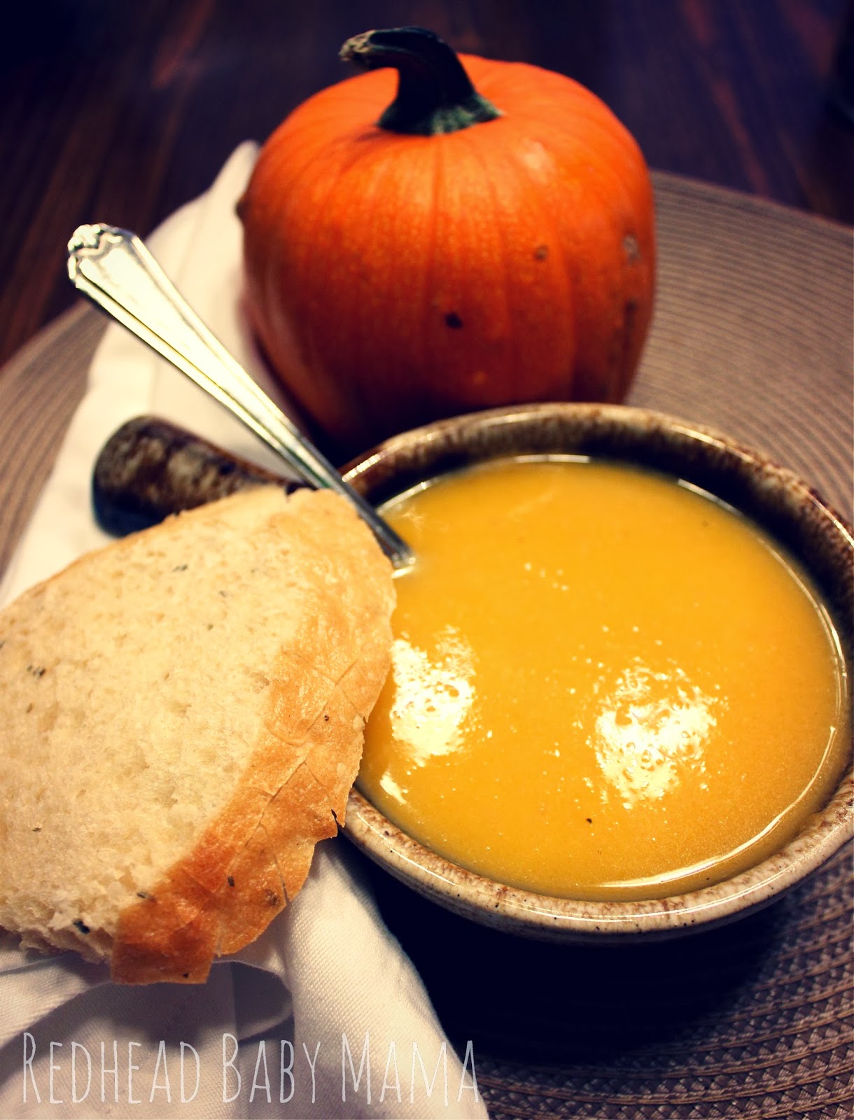 Butternut Squash and Apple Harvest Soup Redhead Baby Mama Atlanta