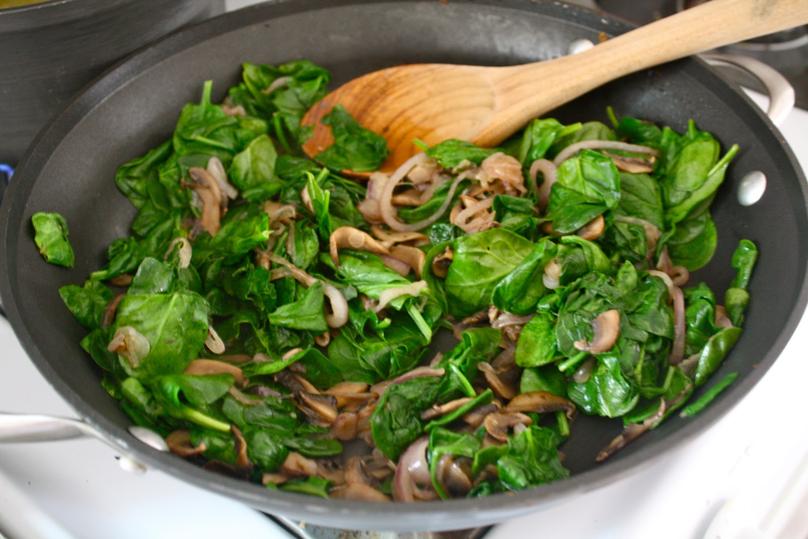 Sparrows & Spatulas TomatilloSauced Enchiladas with Spinach and