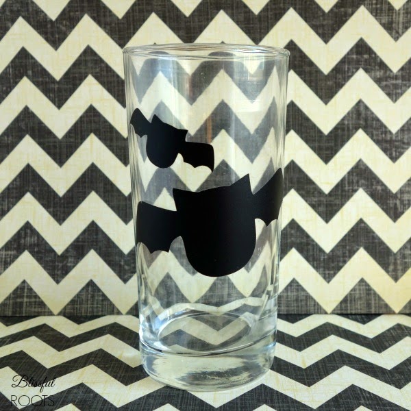 DIY Vinyl Halloween Glasses from Blissful Roots