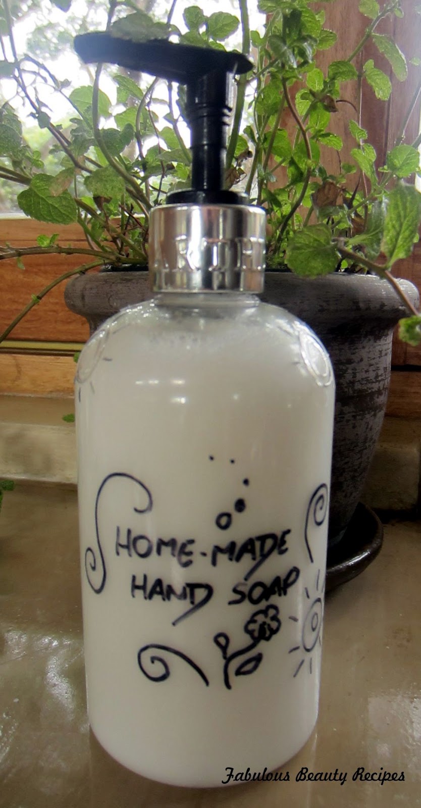 Fabulous Farm Living Making liquid dove soap