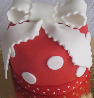 Tarta fondant_Navidad_regalo