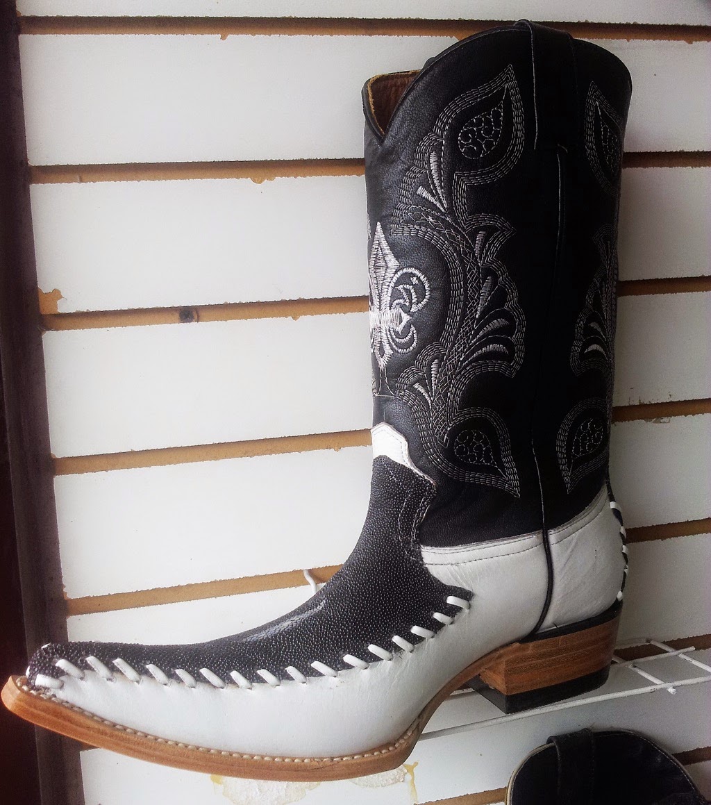 botas vaqueras piel de mantarraya