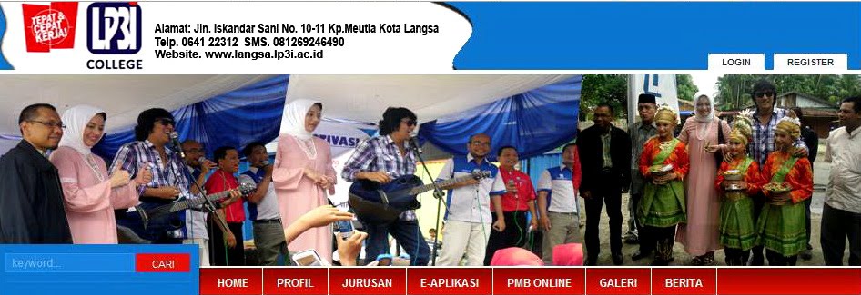 Ikang Fawzi & Marissa haque Duta LP3I di Langsa, Aceh Timur, Maret 2011