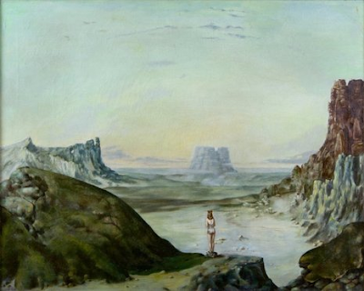 Dorothea+Tanning+Self Portrait,+1944