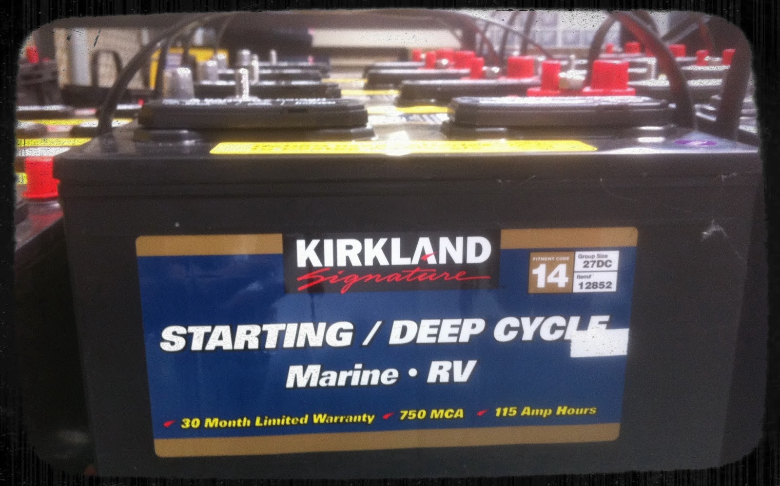 Kirkland Battery Application Chart