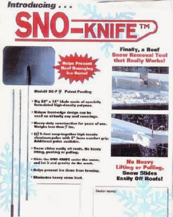 Roof Snow Removal Tool Promotion