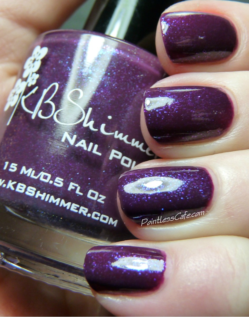 KBShimmer Blogger Collection Plum Tuckered Out Pointless Cafe
