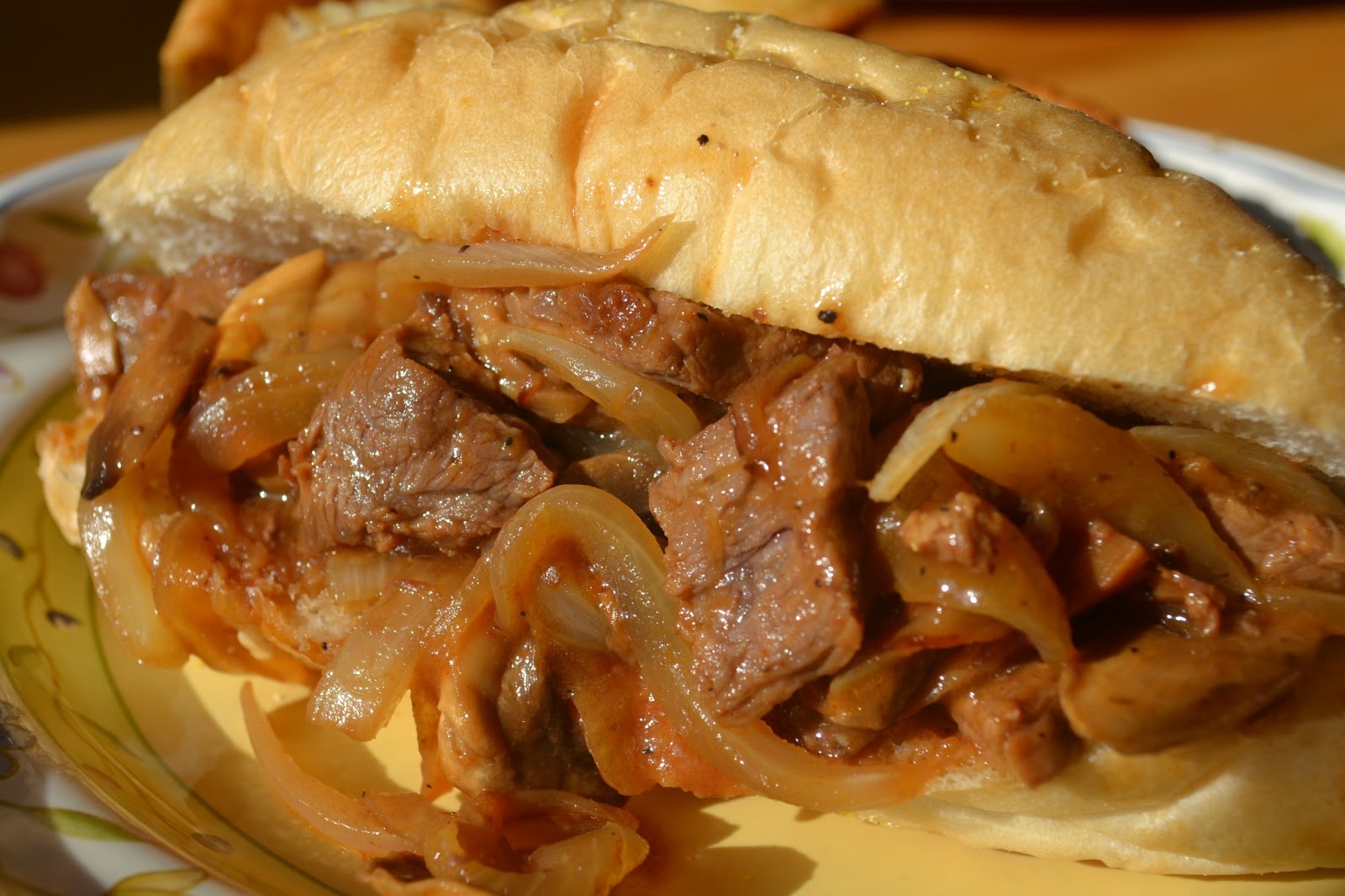 Skillet BBQ Flank Steak Sandwiches