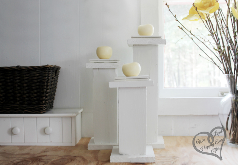 We Lived Happily Ever AfterDIY Candle Pillar Stand We Lived Happily
