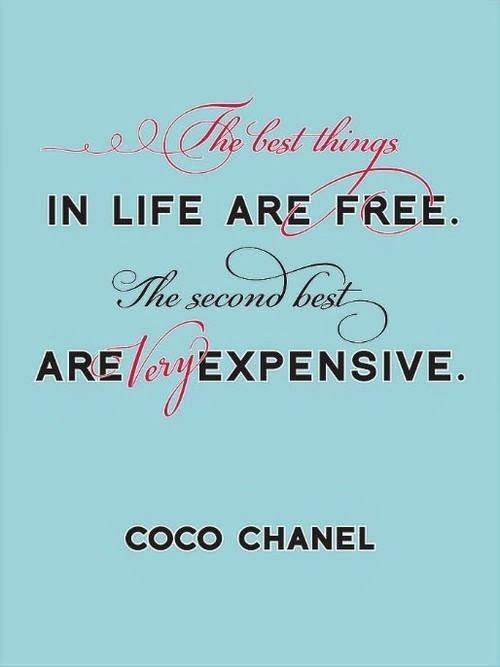 las mejores cosas en la vida son gratis