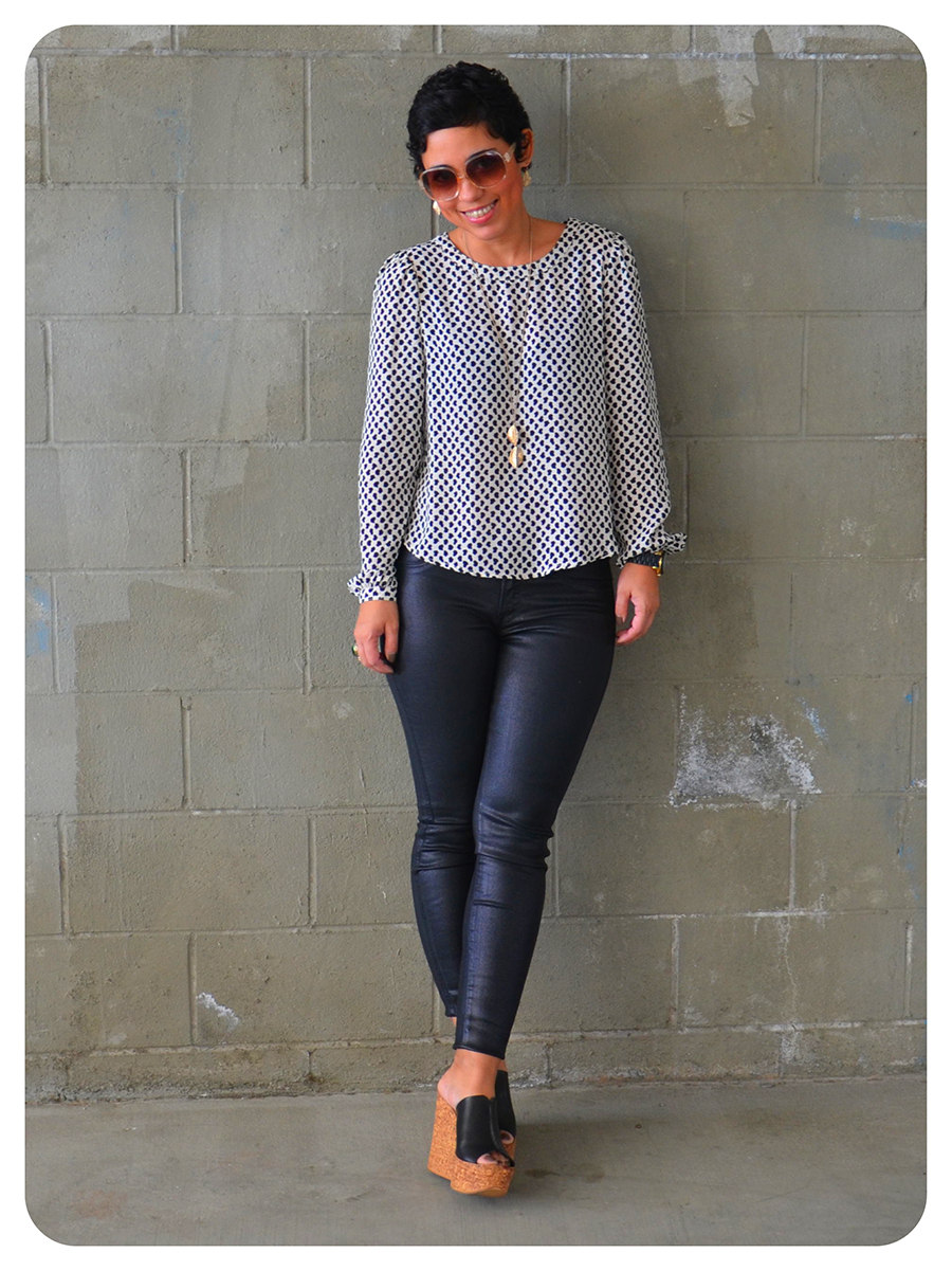 Open Back + Wax Coated Jeans Fashion, Lifestyle, and DIY