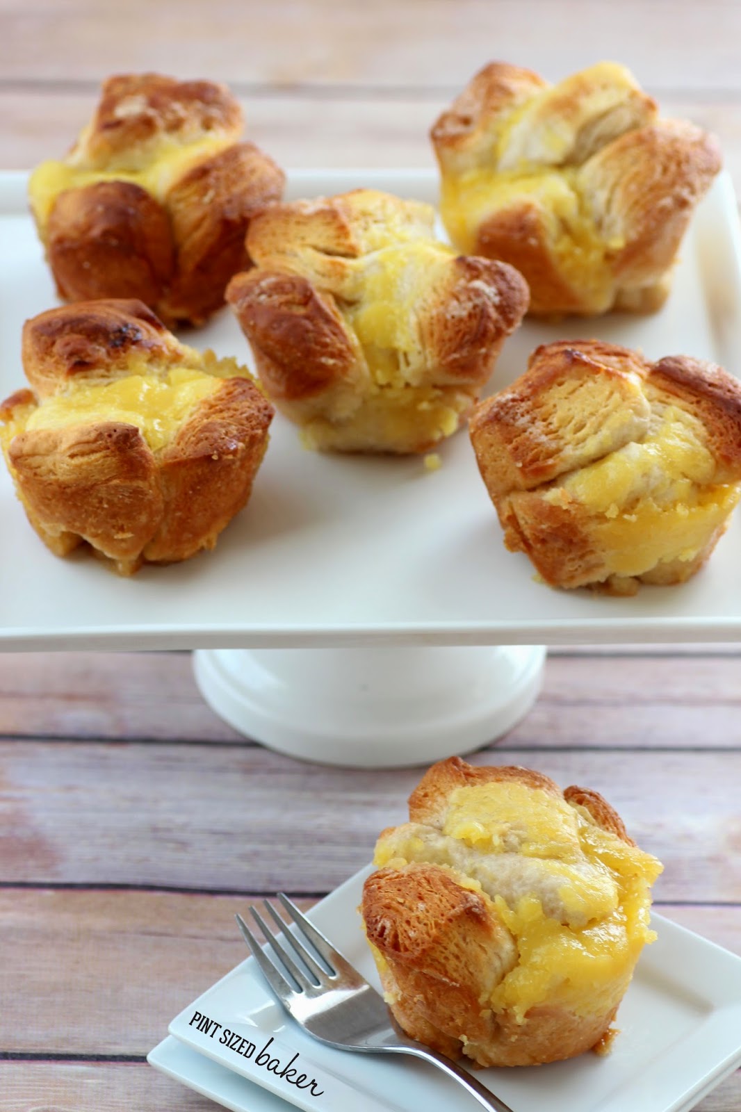 Individual Lemon Curd Monkey Bread Pint Sized Baker