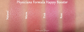 Physicians Formula Happy Booster Blush Collection Swatches