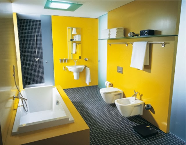 Instale en Casa un Baño Amarillo Iluminado y Alegre