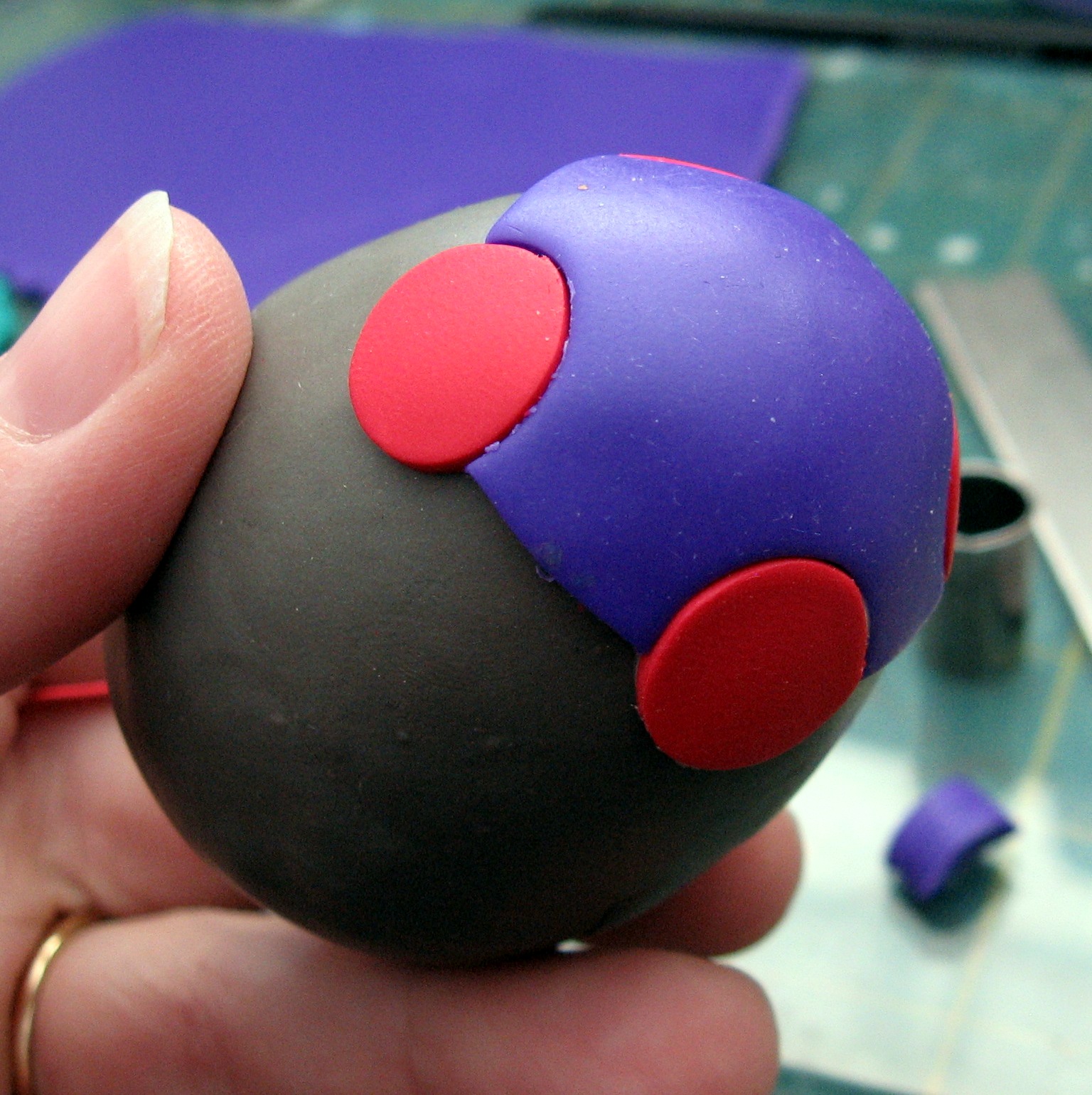 Kael Mijoy Polymer Clay Tutorial Applique Easter Egg