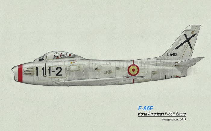 Los dibujos de Armagedoncan Armagedoncan+F-86F+Sabre