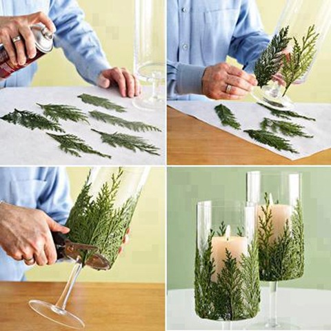 manualidades de navidad centro de mesa con velas y ramas de pino manualidades de navidad centro de mesa con velas y ramas de pino