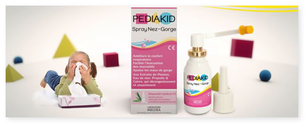 Pediakid Nez-Gorge sirop + spray pentru raceala la copii