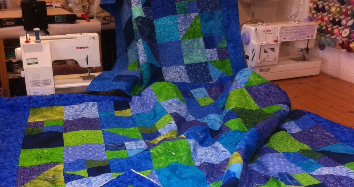 Quilters Cottage Norfolk Blue and Green Quilts