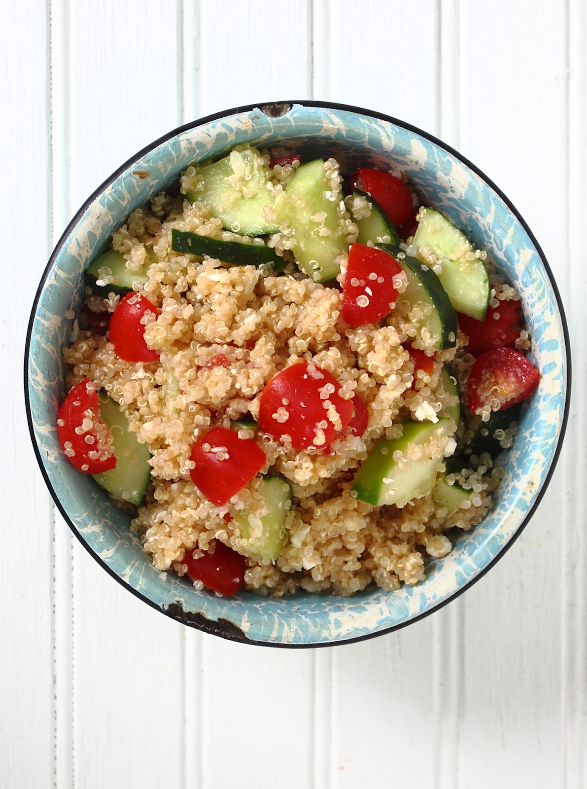 Confections from the Cody Kitchen Quinoa Salad with Cucumbers
