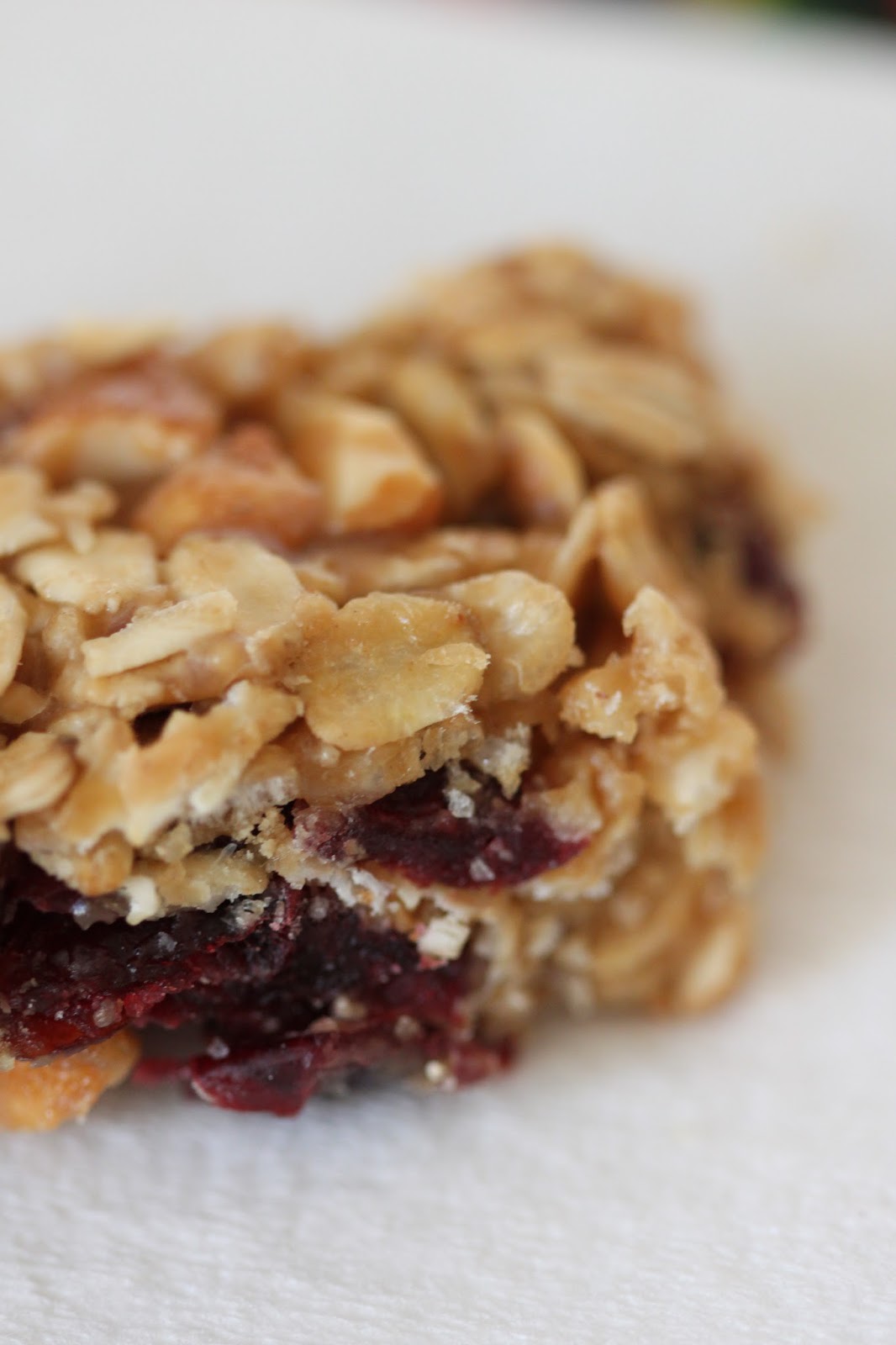 Tortillas and Honey Chewy Peanut Butter Granola Bars with Banana Chips and Dried Cranberries