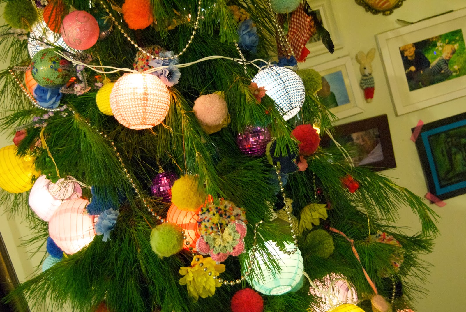 Greedy For Colour Our Happy, Messy Christmas Tree.