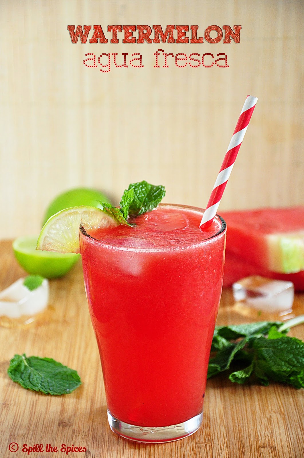 Watermelon Agua Fresca Spill the Spices
