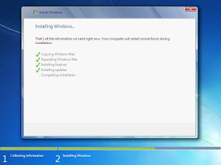 Cara install windows7 dengan mudah