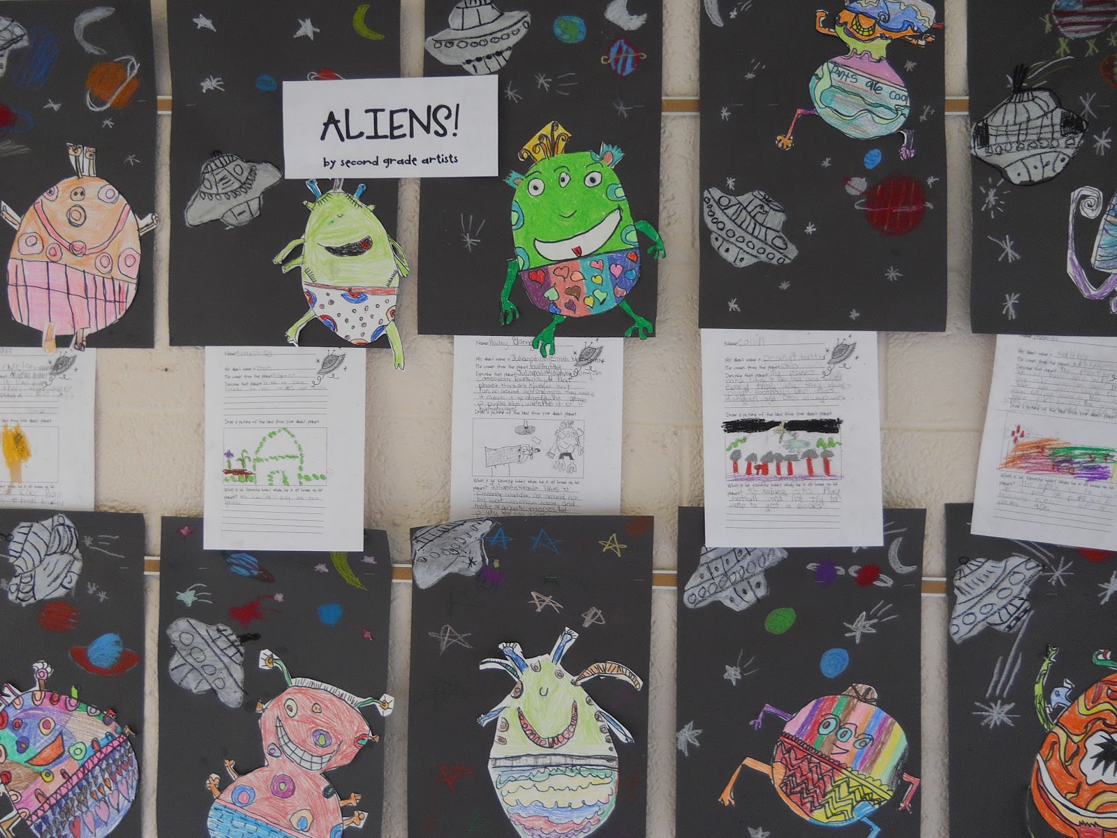 The Elementary Art Room!: Aliens!