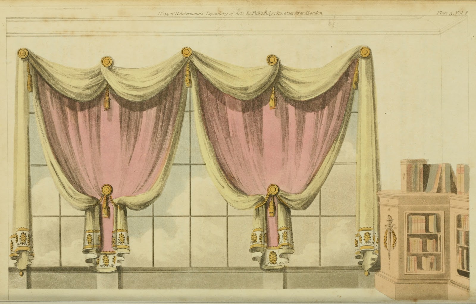 EKDuncan My Fanciful Muse Regency Era Curtains Ackermann's Repository