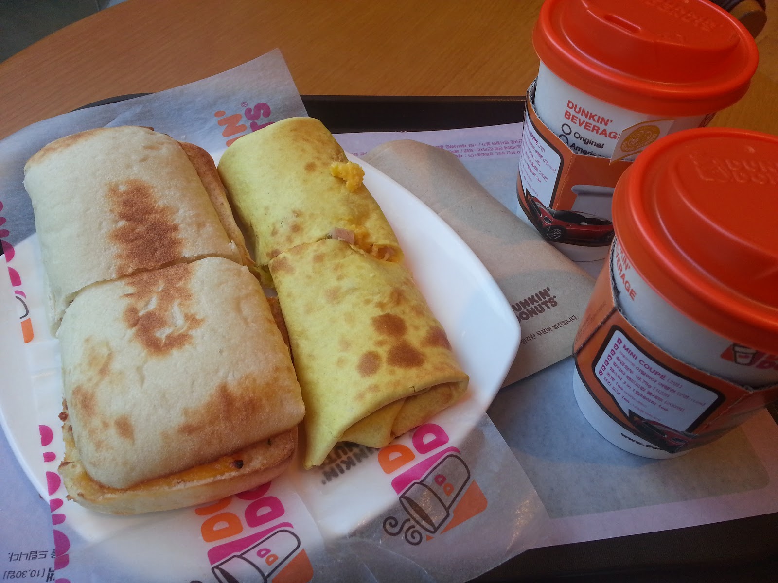 I Luv Green Tea Latte Seoul Dunkin' Donuts