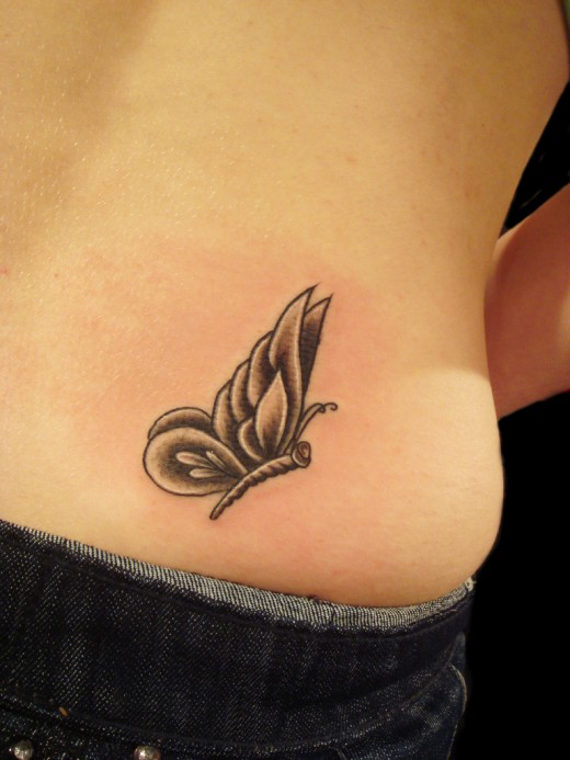The New Butterfly Back Tattoos For Women 045 | Ideas Lifestyles