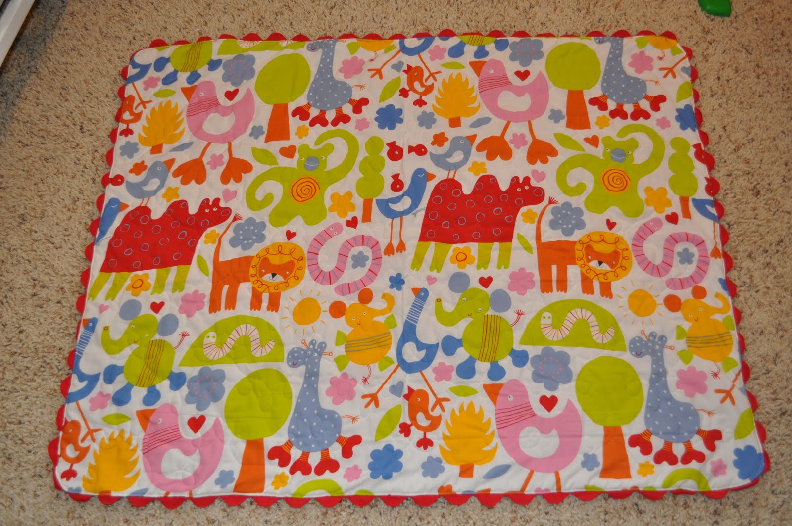 The Little Fabric Blog Project Nursery Easy Baby Blanket