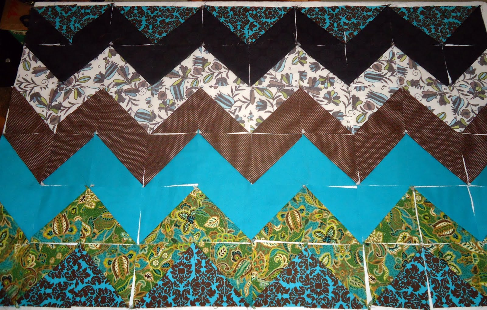 mags and lou Zig Zag Quilt