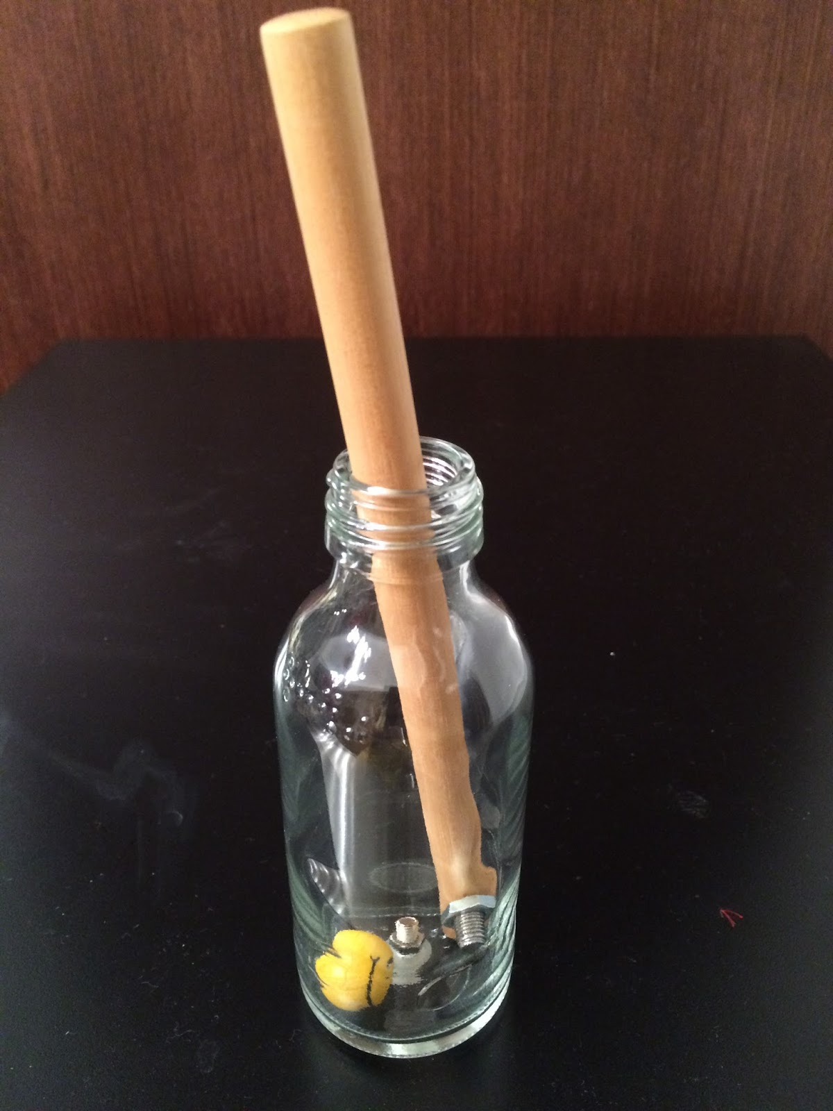 Jerry's Mechanical Puzzle & Brain Teaser Collection Smiley In A Bottle