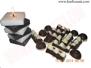 White and Dark Double Layered Chocolate