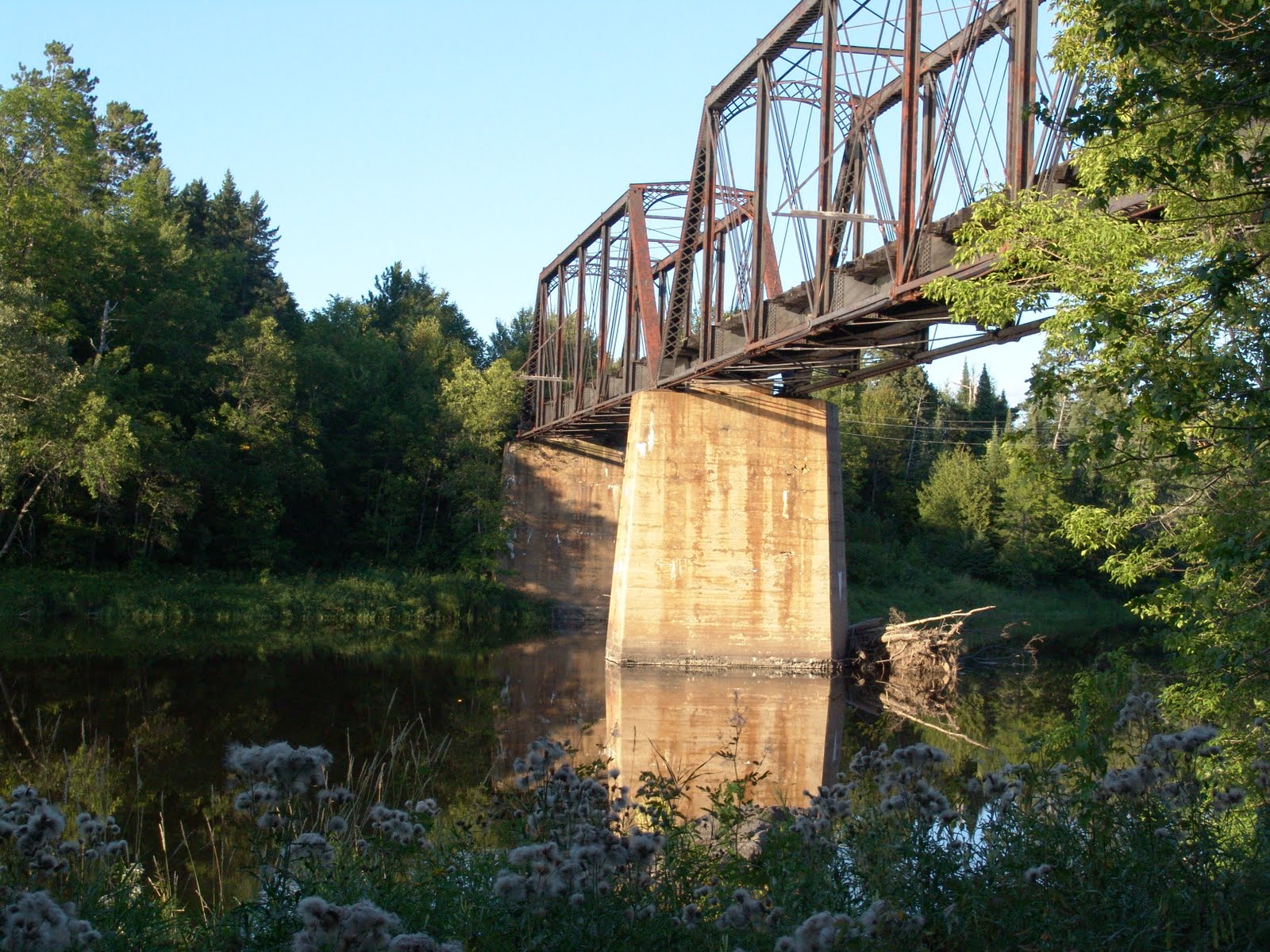 A beginning Bridge to International Falls