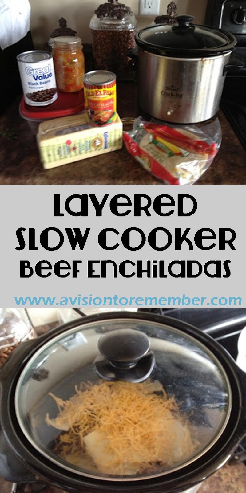 Crockpot Layered Beef Enchiladas Recipe A Vision to Remember All