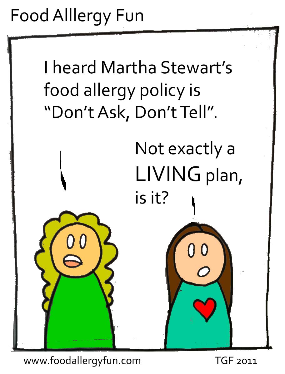 Food Allergy Fun: Stupid Martha - Food Allergy Cartoon