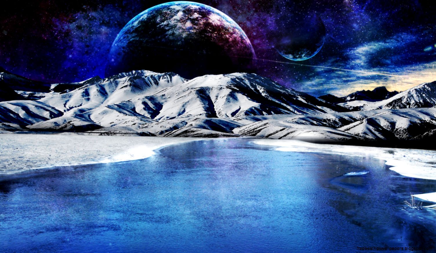 Icy Planet by Sierashines on DeviantArt Icy Planet by Sierashines on DeviantArt