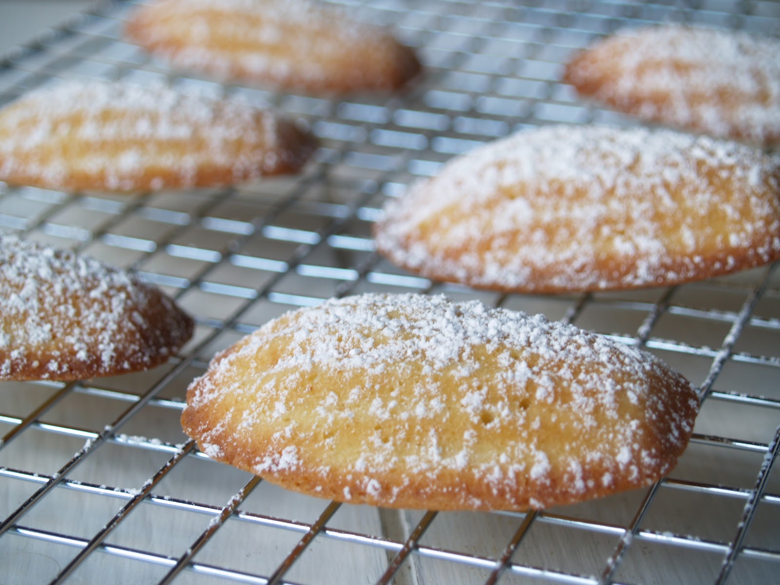 Persimmon and Peach Julia Child's 100th Birthday & Madeleines